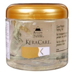 KERACARE Gel coiffant transparent 455g (CLEAR PROTEIN STYLING GEL)