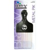 BRITTNY BR3503 metal afro tooth comb