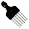 BR3503 metal afro tooth comb