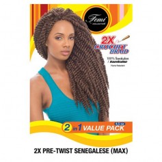 FEMI braid Pre-twist SENEGALESE MAX 24" * ***