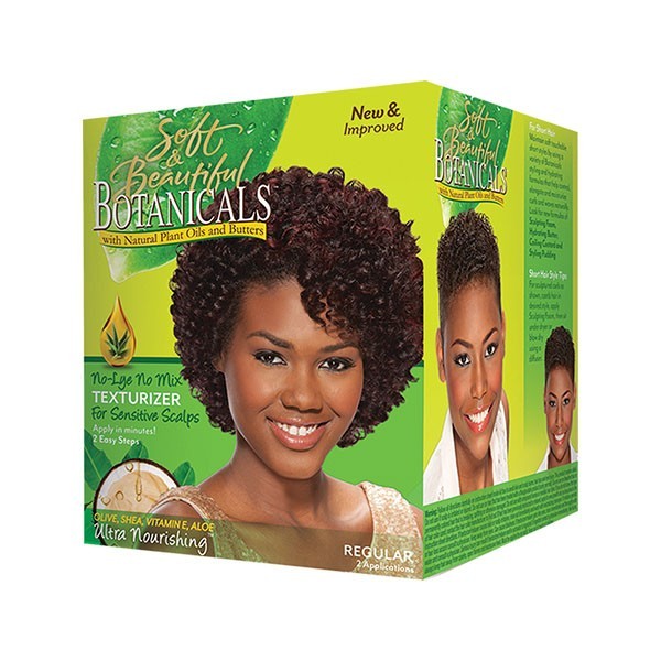 Soda-free relaxer kit with SUPER NO MIX TEXTURIZER formula 