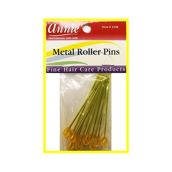 ANNIE 3198 Pics métalisés pour bigoudis x12 "metal roller pins"