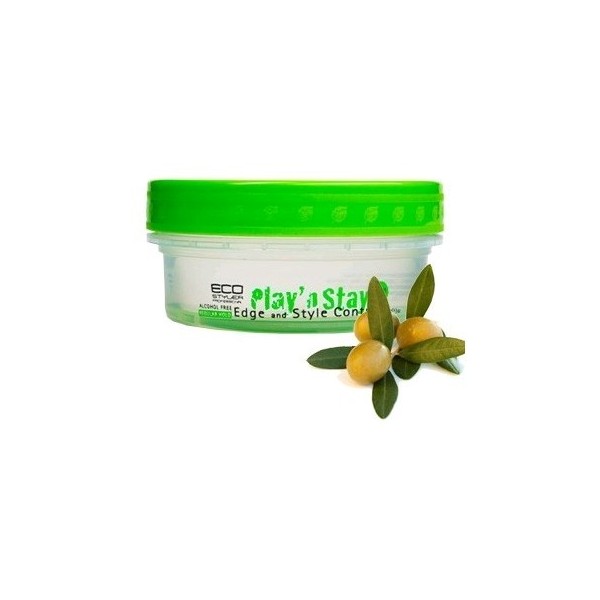 ECO STYLER Gel coiffant EDGE huile d'OLIVE 90ml (Play'N Stay)
