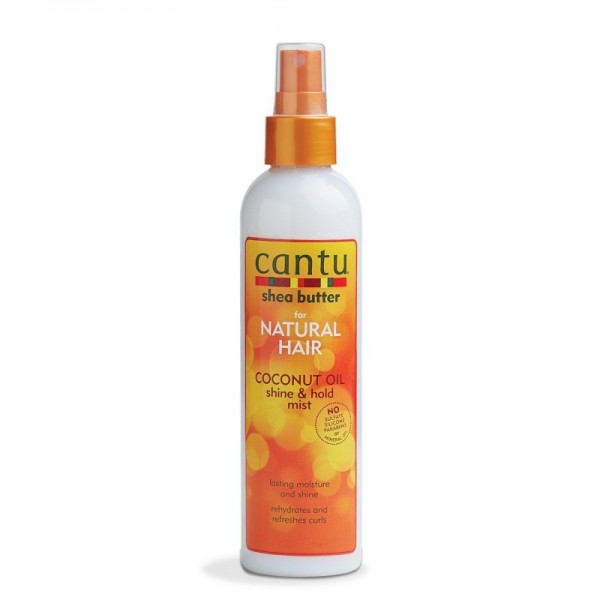 CANTU Spray hydratant HUILE DE COCO 237ml (Coconut Oil Shine & Hold Mist)
