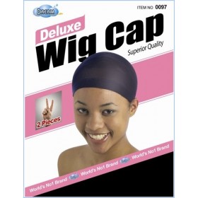 DREAM Bonnet perruque "deluxe wig cap" x2 (NOIR)