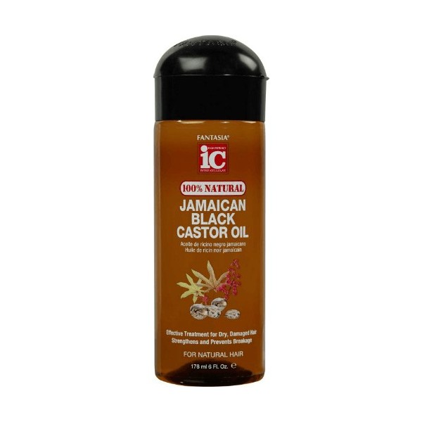 FANTASIA IC Huile de Ricin Noir Jamaïcaine 100% NATURELLE (Black castor) 178ml