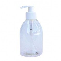 Transparent bottle with pump 500ml
