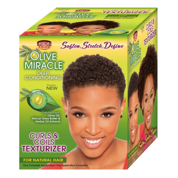 AFRICAN PRIDE Kit texturisant pour boucles OLIVE MIRACLE