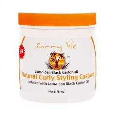 SUNNY ISLE Gelée coiffante JAMAICAN BLACK CASTOR OIL 236ml (Curly Custard)