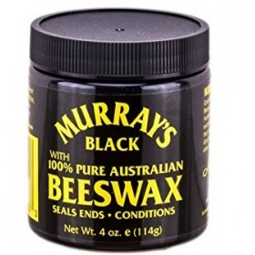 MURRAY'S Brillantine Black Beeswax 100% AUTRALIAN 114g (BLACK BEESWAX)