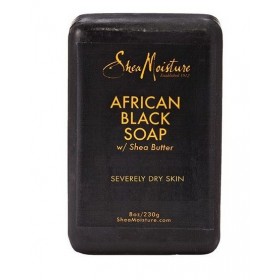 SHEA MOISTURE Savon noir African Black Soap & Karité 230g