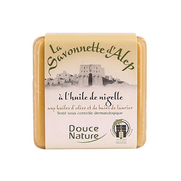 DOUCE NATURE Aleppo Soap with Nigella oil 100g