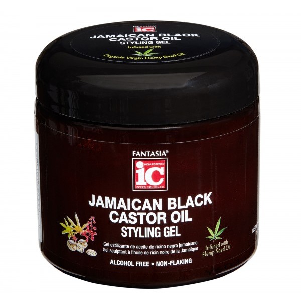 FANTASIA IC Gel coiffant JAMAICAN BLACK CASTOR OIL 454g