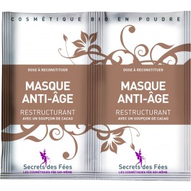SECRETS DES FÉES Restructuring Anti-Aging Mask ORGANIC 2 doses of 4.5g