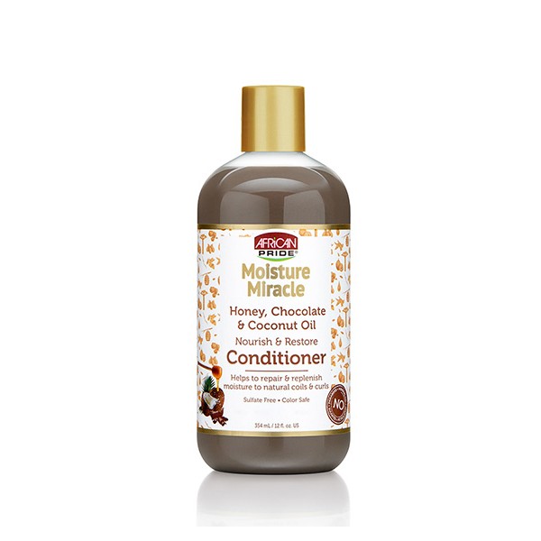 AFRICAN PRIDE Honey, Chocolate and Coconut Conditioner (Moisture Miracle) 354ml