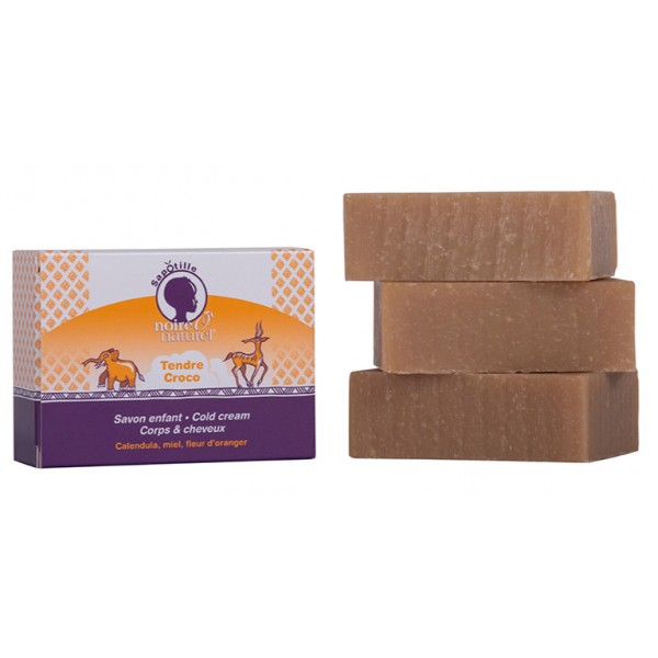 NOIREONATUREL Organic children soap with Cold Cream TENDER COCO 100gr