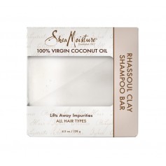 Solid Shampoo 100% VIRGIN COCONUT OIL 128g (Rhassoul Clay Bar) 