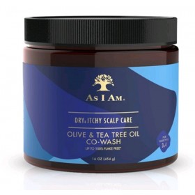 AS I AM Co Wash OLIVE/ARBRE A THE 454g (Dry & Itchy Scalp Care)
