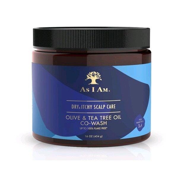 AS I AM Co Wash OLIVE/ARBRE A THE 454g (Dry & Itchy Scalp Care)