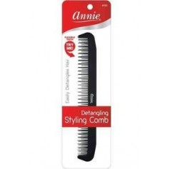Black comb with flexible teeth (Styling Comb) 