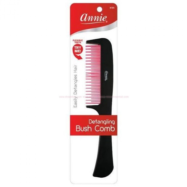 ANNIE "Bush Comb" flex-tooth comb