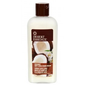 DESERT ESSENCE Crème capillaire COCO pour boucles 190ml (Coconut soft curls hair cream)