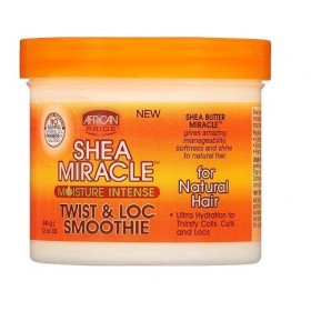 AFRICAN PRIDE Crème hydratation intense twist & locs smoothie SHEA MIRACLE 340g