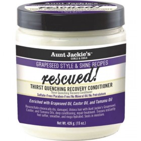 AUNT JACKIE'S Après-shampooing réparateur hydratant AVOCAT & TAMANU 426g (Rescued)
