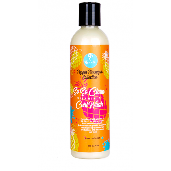 CURLS POPPIN PINEAPPLE Shampoo 236ml (Curl Wash)