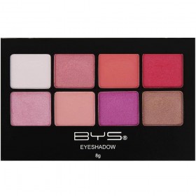 BE YOURSELF MAKEUP Palette 8 shades Iridescent & Matt Cherry Blossom 8g