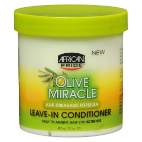 AFRICAN PRIDE Leave-In Conditioner OLIVE MIRACLE (Anti Breakage) 425g