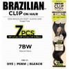 HARLEM extensions à clips BRAZILIAN WAVE NATURAL 14" 7pcs
