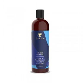 AS I AM Anti-Dandruff Shampoo OLIVE/TIME TEA TREE 355ml (Dry & Itchy Scalp Care)