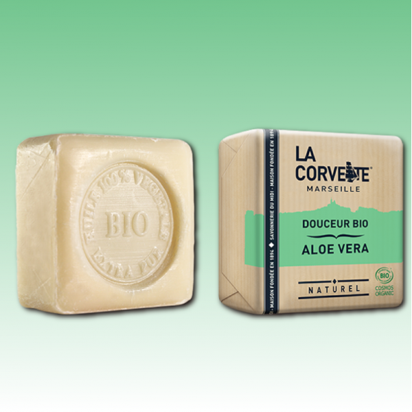 LA CORVETTE Organic ALOE VERA Soap 100g