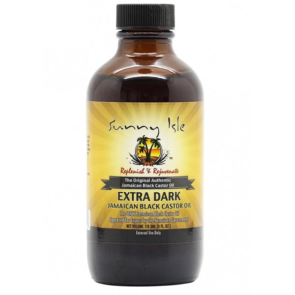 SUNNY ISLE Jamaican Extra Dark Castor Oil (huile de RICIN) 118.3ml