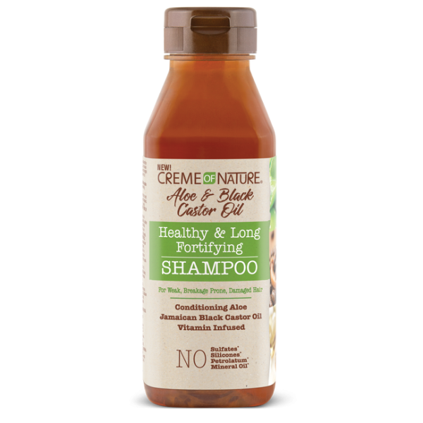 CREME OF NATURE Shampooing ALOE & RICIN NOIR 355ml (Fortifying)