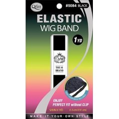 Elastic band for a wig holder