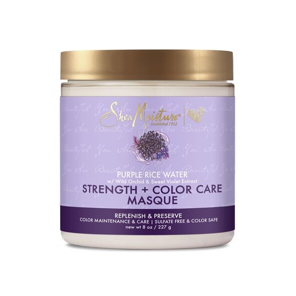 SHEA MOISTURE Hair Mask RICE WATER 227g (Strength & Color Care)