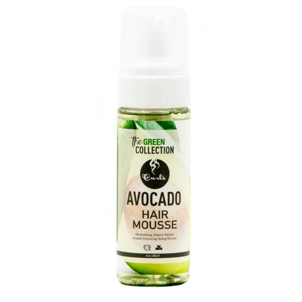 CURLS Mousse capillaire AVOCAT 236ml (The Green Collection)
