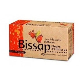 AFRICAN INFUSION BISSAP 100% natural infusion plant (25 x 1.6g)