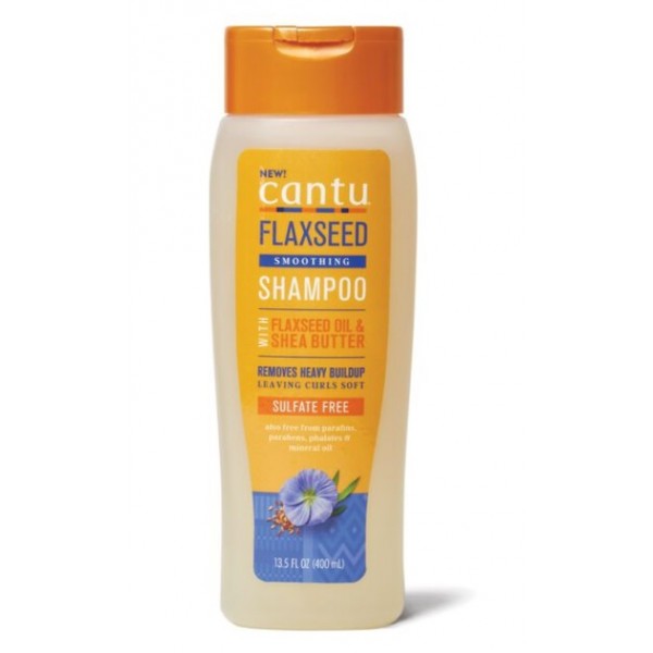 CANTU FLAxseed & KARITE Cleansing Shampoo 400ml (Flaxseed shampoo)