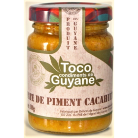Délices de Guyane Pâte de piment CACAHUETE 100g TOCO