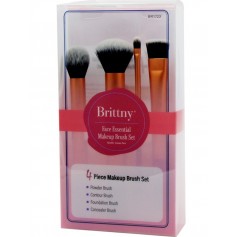 4 PCS "Face Essential" Makeup Brush Set