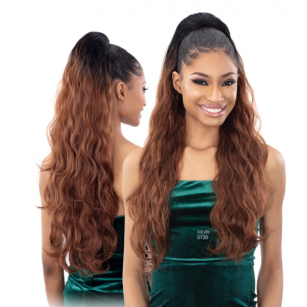 MILKYWAY postiche Body Wave 28" (Organique Pony Tail)