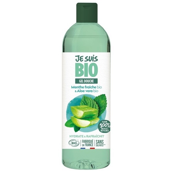 JE SUIS BIO Moisturizing Organic Shower Gel Fresh Mint & Aloe Vera 250ml