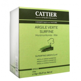 CATTIER PARIS Argile verte surfine BIO 1kg