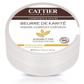 CATTIER PARIS Beurre de karité parfumé au miel BIO 100g