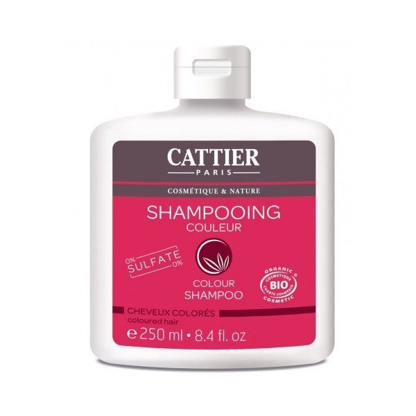 CATTIER PARIS Shampoing pour cheveux colorés BIO 250ml