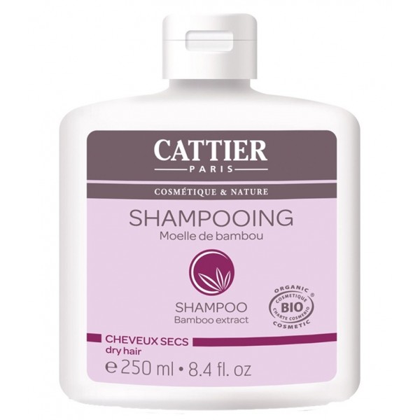 CATTIER PARIS Shampoing cheveux secs MOELLE DE BAMBOU BIO 250ml