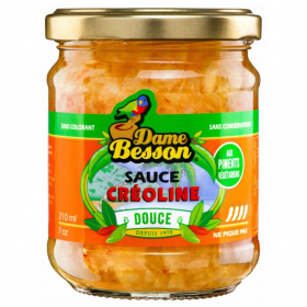 DAME BESSON Sauce créoline DOUCE 210ml